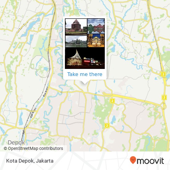 Kota Depok map