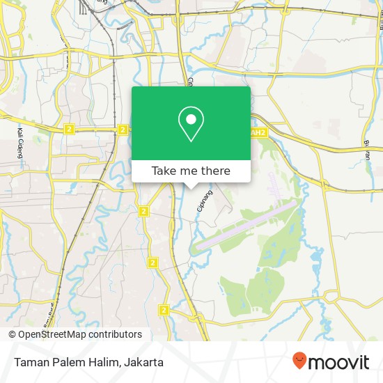 Taman Palem Halim map