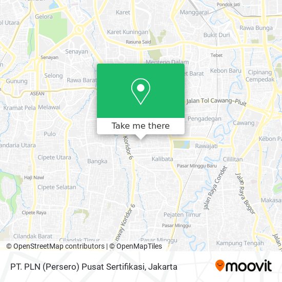 PT. PLN (Persero) Pusat Sertifikasi map