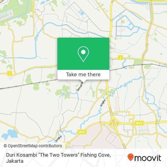 Duri Kosambi "The Two Towers" Fishing Cove map