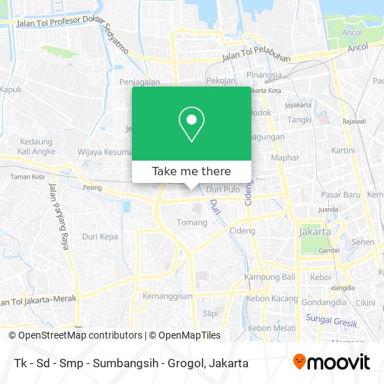 Tk - Sd - Smp - Sumbangsih - Grogol map