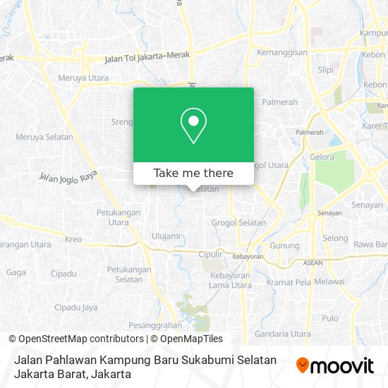 Jalan Pahlawan Kampung Baru Sukabumi Selatan Jakarta Barat map