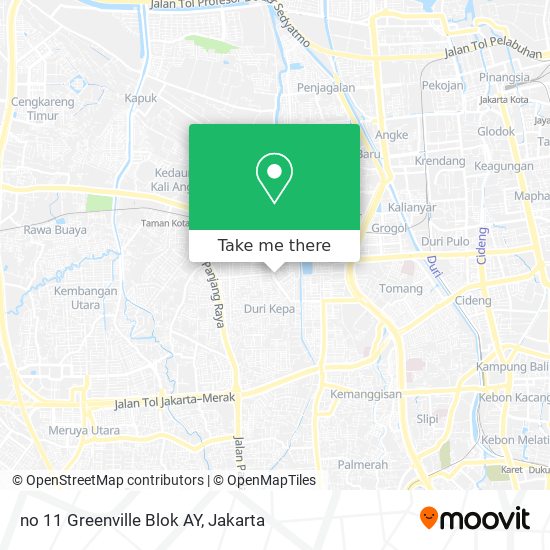 no 11 Greenville Blok AY map