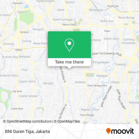 BNI Duren Tiga map