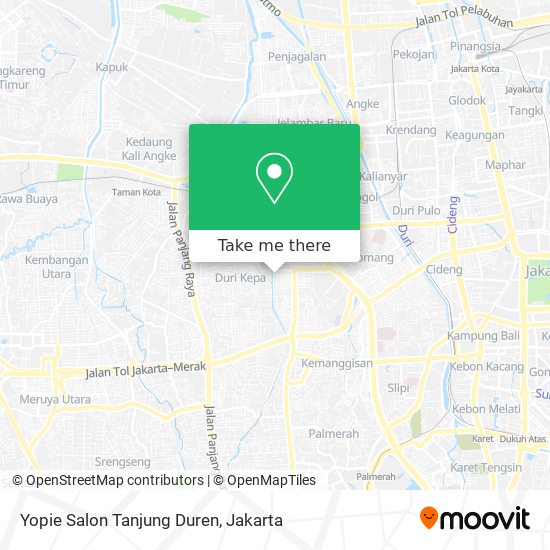 Yopie Salon Tanjung Duren map