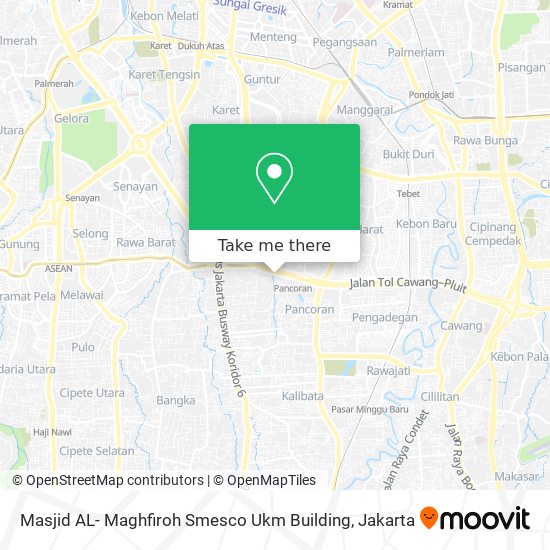 Masjid AL- Maghfiroh Smesco Ukm Building map