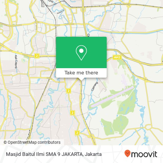 Masjid Baitul Ilmi SMA 9 JAKARTA map