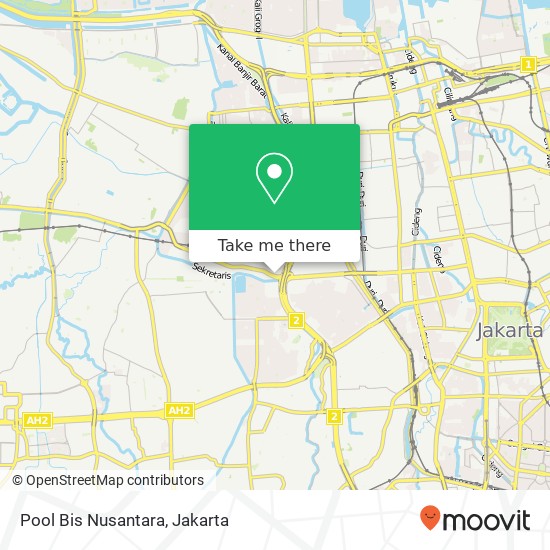 Pool Bis Nusantara map
