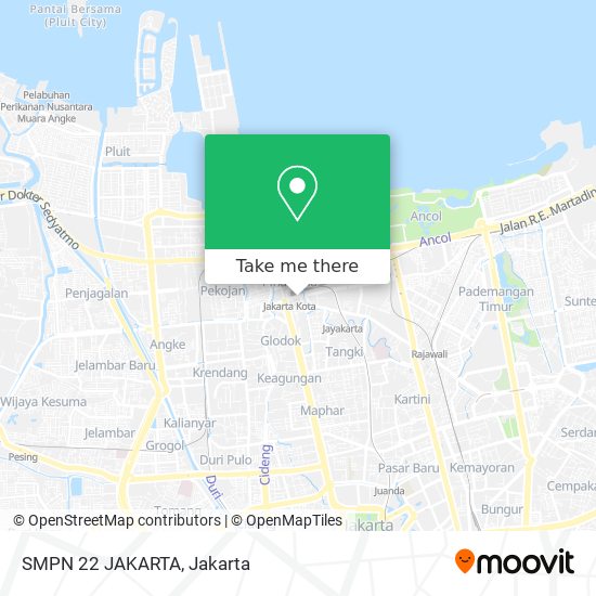 SMPN 22 JAKARTA map