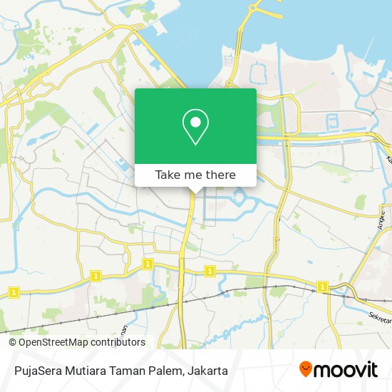 PujaSera Mutiara Taman Palem map