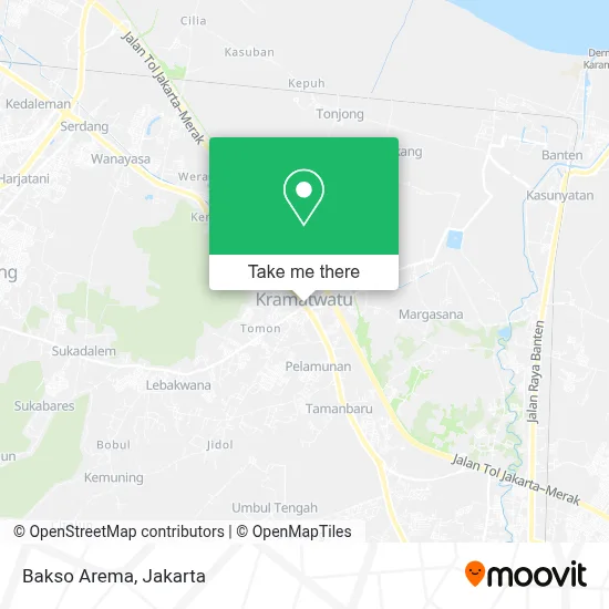 Bakso Arema map