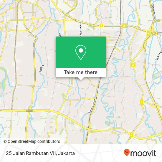 25 Jalan Rambutan VII map