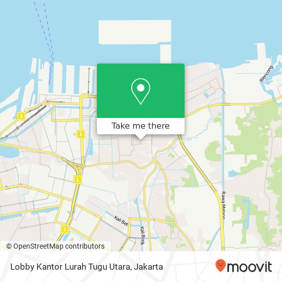 Lobby Kantor Lurah Tugu Utara map