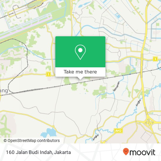 160 Jalan Budi Indah map