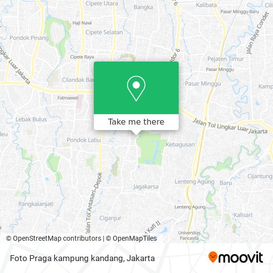 Foto Praga kampung kandang map