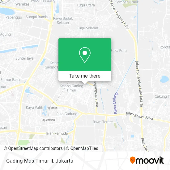 Gading Mas Timur II map