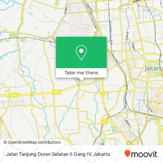 Jalan Tanjung Duren Selatan II Gang IV map