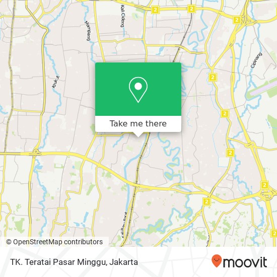 TK. Teratai Pasar Minggu map