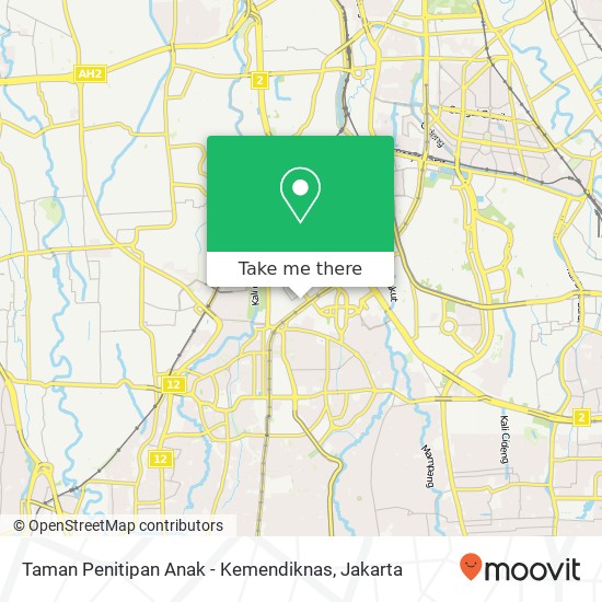 Taman Penitipan Anak - Kemendiknas map