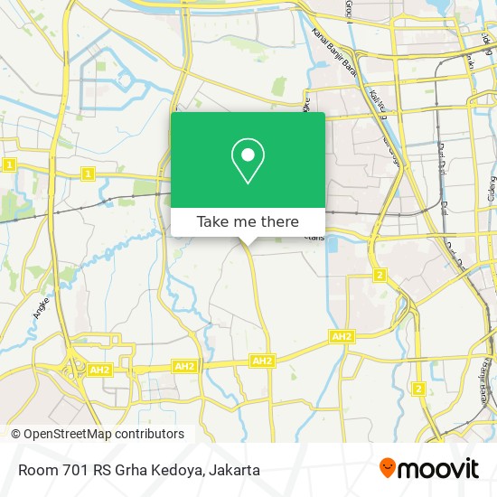 Room 701 RS Grha Kedoya map