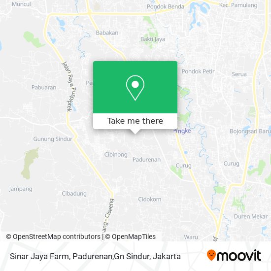 Sinar Jaya Farm, Padurenan,Gn Sindur map