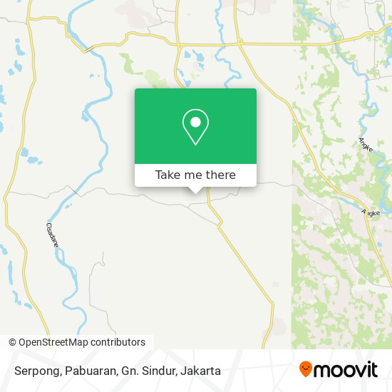 Serpong, Pabuaran, Gn. Sindur map