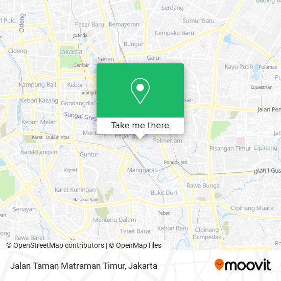 Jalan Taman Matraman Timur map