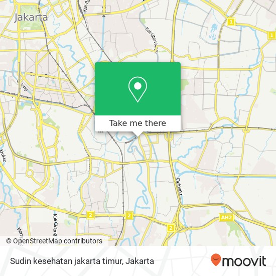 Sudin kesehatan jakarta timur map