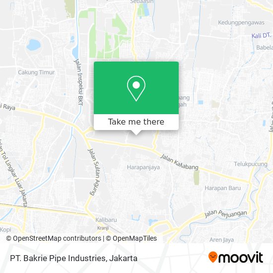 PT. Bakrie Pipe Industries map