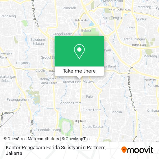 Kantor Pengacara Farida Sulistyani n Partners map