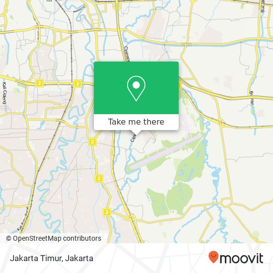 Jakarta Timur map