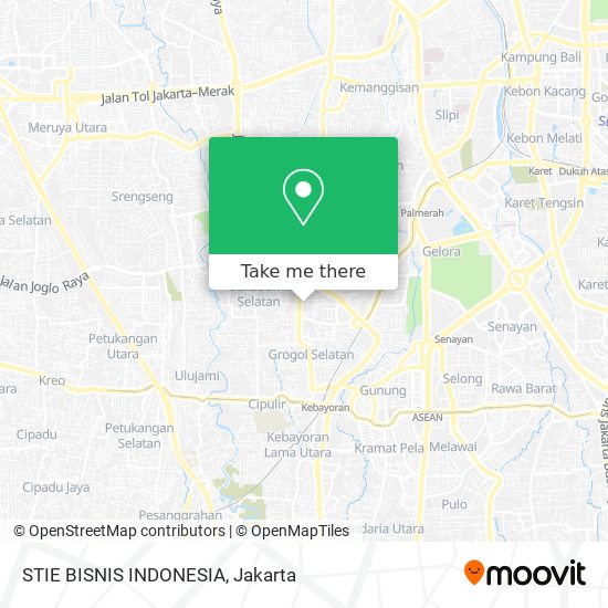 STIE BISNIS INDONESIA map