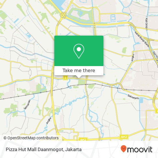Pizza Hut Mall Daanmogot map