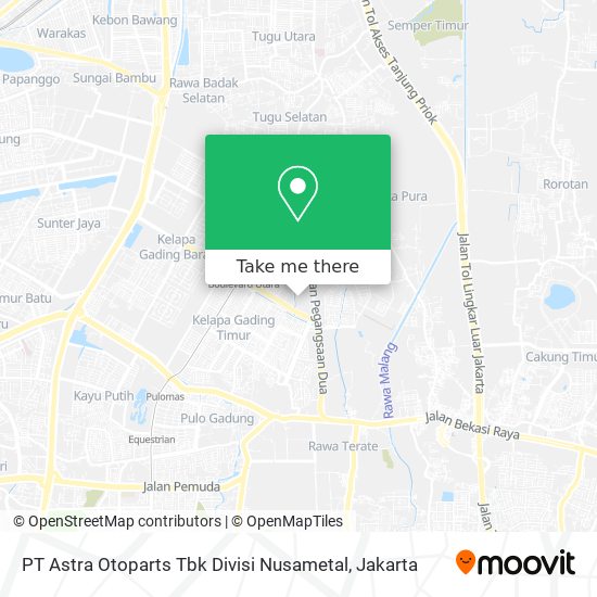 PT Astra Otoparts Tbk Divisi Nusametal map
