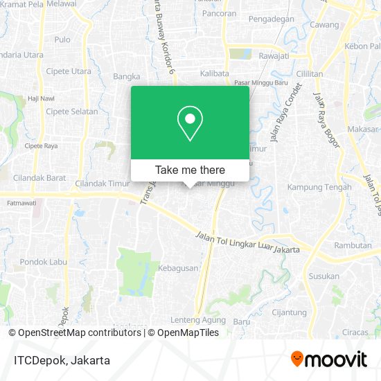 ITCDepok map