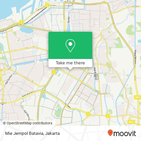 Mie Jempol Batavia map