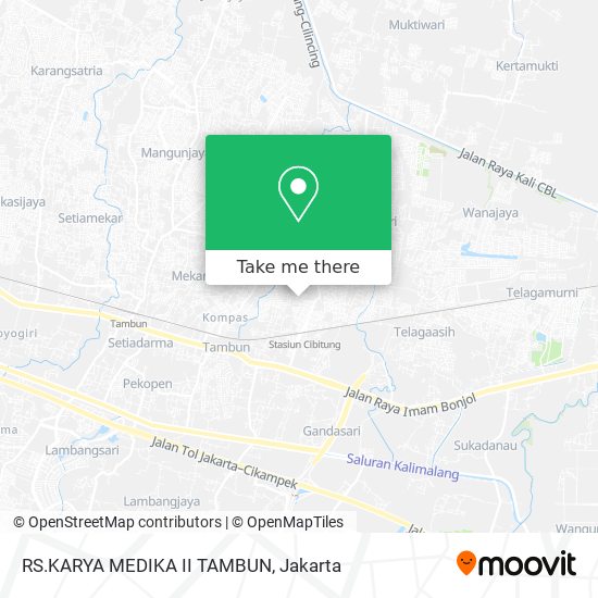 RS.KARYA MEDIKA II TAMBUN map