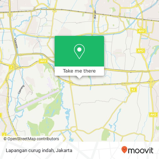 Lapangan curug indah map