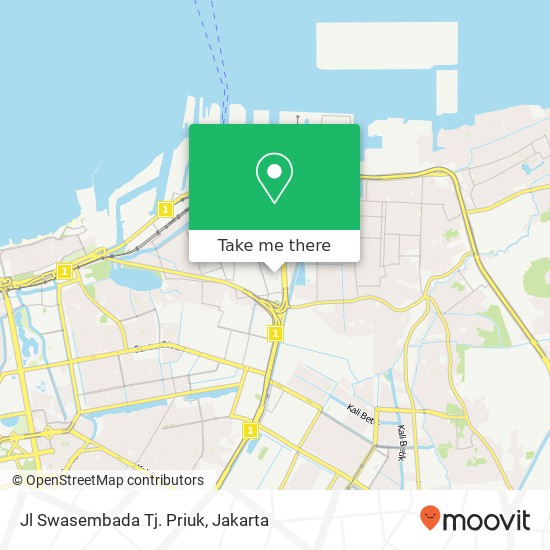 Jl Swasembada Tj. Priuk map