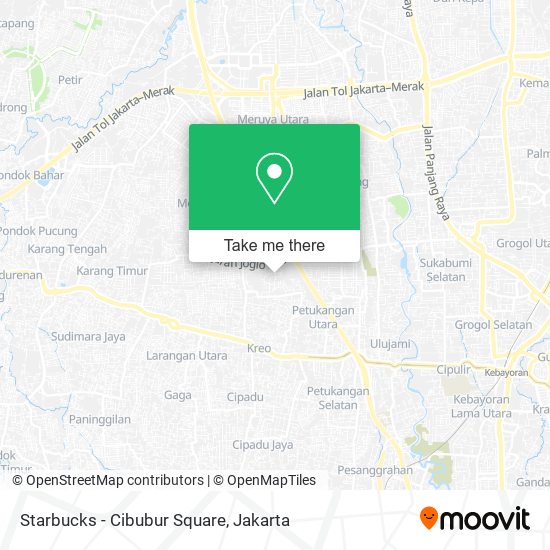 Starbucks - Cibubur Square map