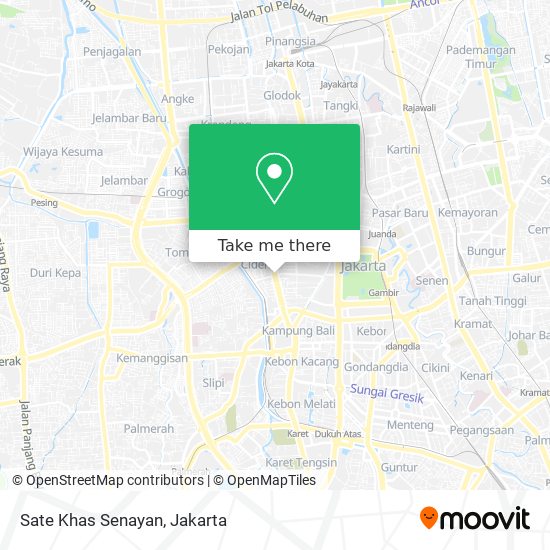 Sate Khas Senayan map