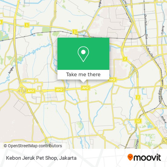 Kebon Jeruk Pet Shop map