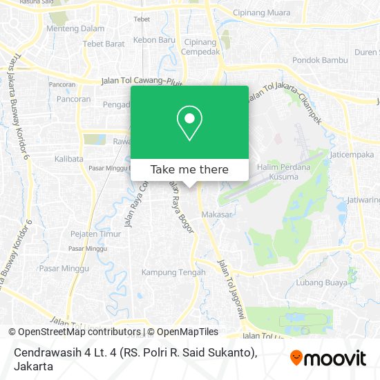 Cendrawasih 4 Lt. 4 (RS. Polri R. Said Sukanto) map