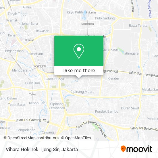 Vihara Hok Tek Tjeng Sin map