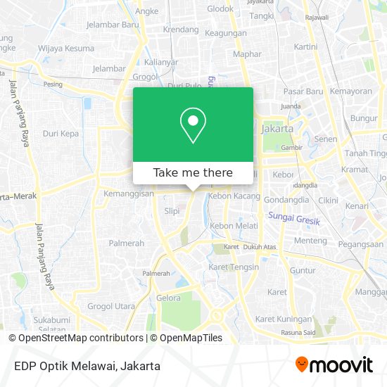 EDP Optik Melawai map