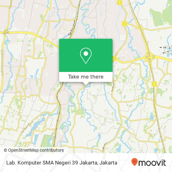 Lab. Komputer SMA Negeri 39 Jakarta map