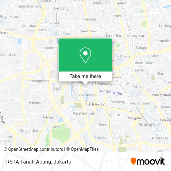 RSTA Tanah Abang map