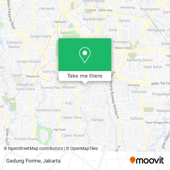 Gedung Forme map