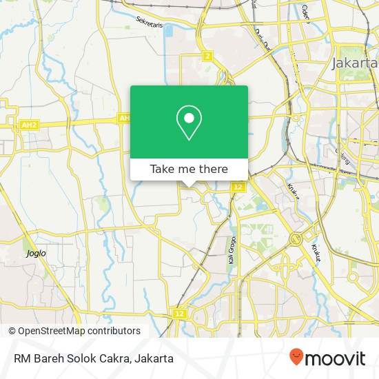 RM Bareh Solok Cakra map