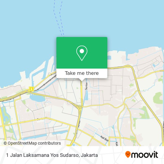 1 Jalan Laksamana Yos Sudarso map